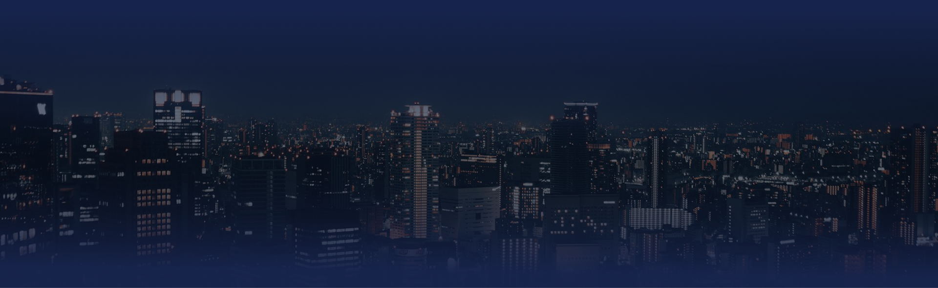 City night skyline